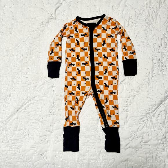 Sunshine Luckies Halloween Zippy Sleeper PJs Size 0-3m - Picture 2 of 6